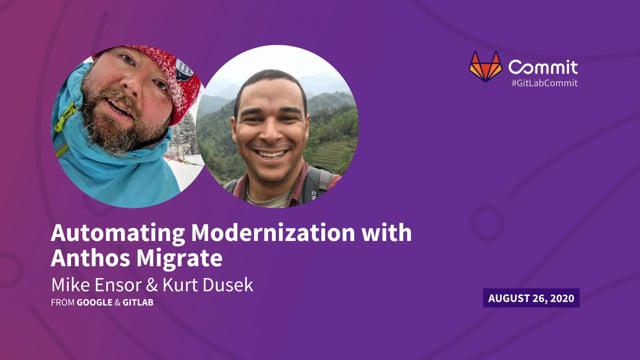 Mike Ensor & Kurt Dusek - Automating Modernization with Anthos Migrate