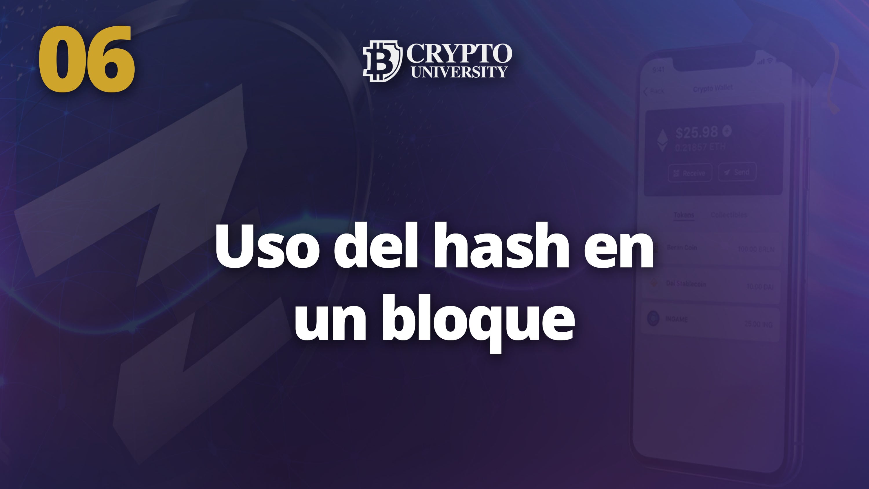 Curso 2 - 6. Uso del hash en un bloque on Vimeo