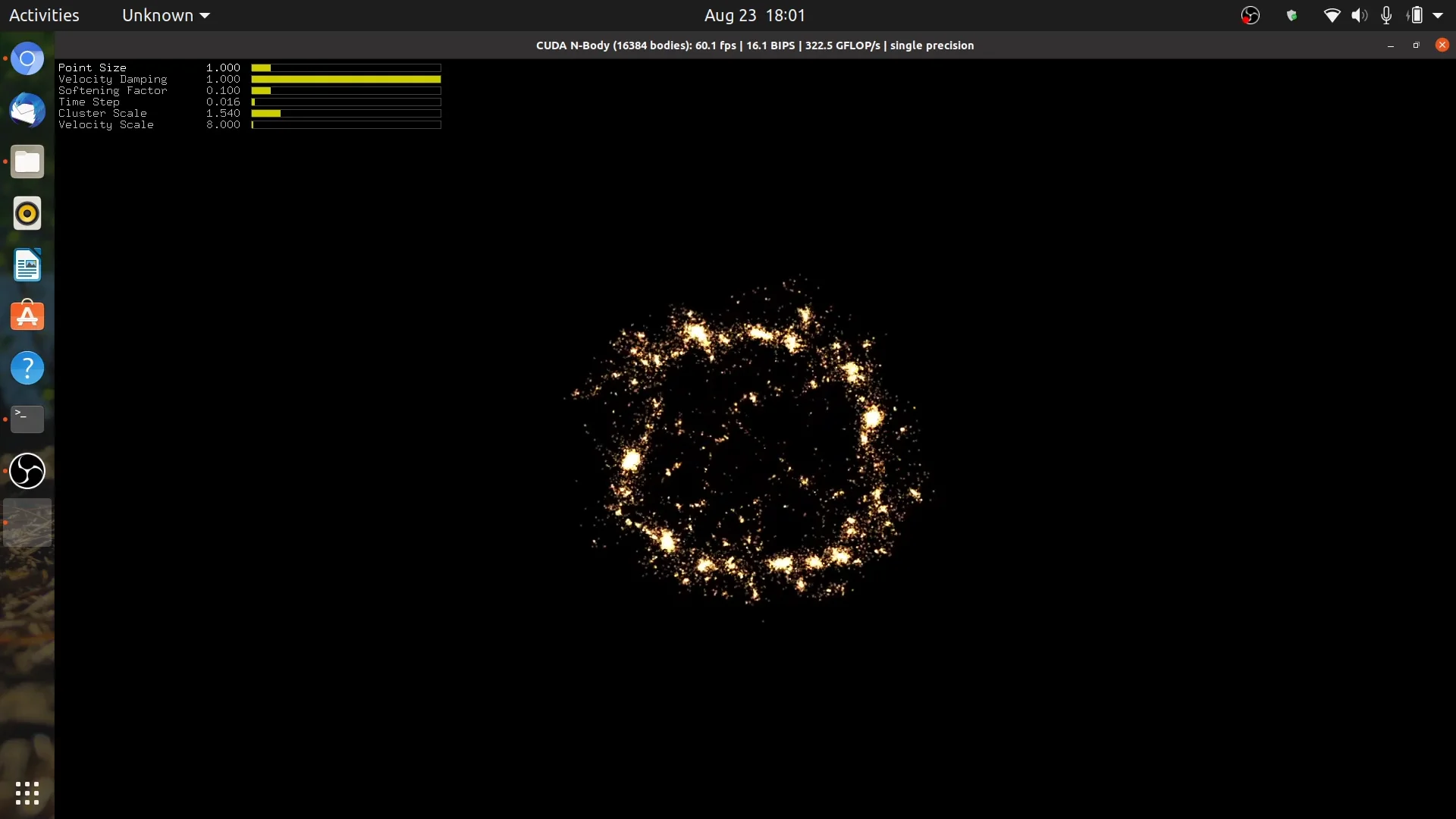 Sample Cuda Simulation