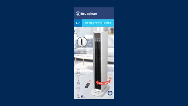 Westinghouse 24” Ceramic Tower Heater WSHPTC91H - Westinghouse Homeware