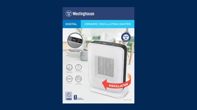 Westinghouse Digital Ceramic Oscillating Heater WSHPTC910B - Westinghouse  Homeware