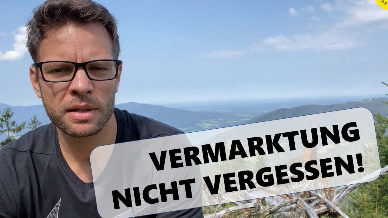 Der geilste Content... aber bitte vergesst die Vermarktung nicht!!!