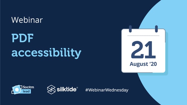 Webinar: Silktide - PDF Accessibility