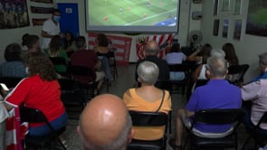 La Penya Gironista viu la derrota del Girona a la Penya Blaugrana 