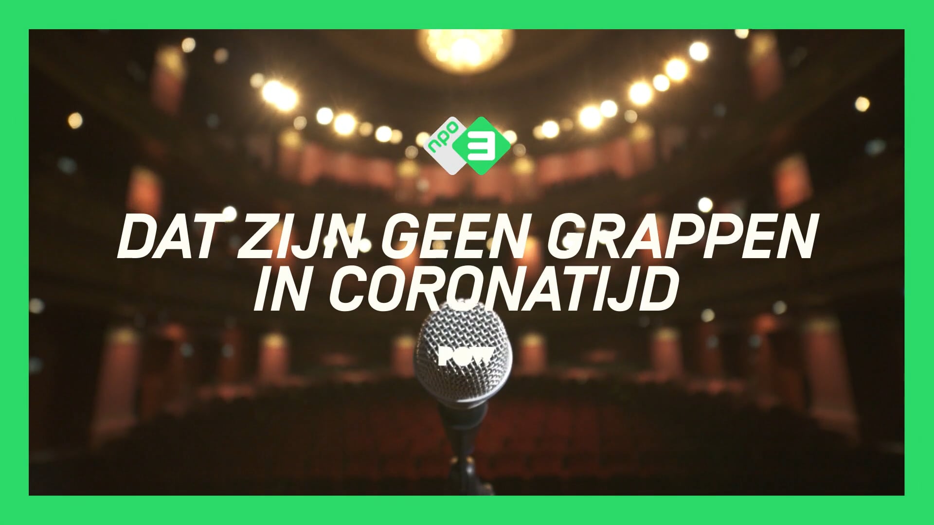 Docu: Dat Zijn Geen Grappen in Coronatijd - NPO 3