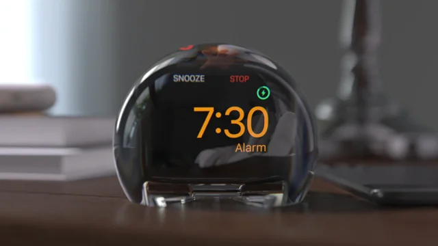 Smart alarm store clock apple watch