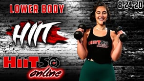 Hiit Class | Lower Body | with GiGi | 8/24/20