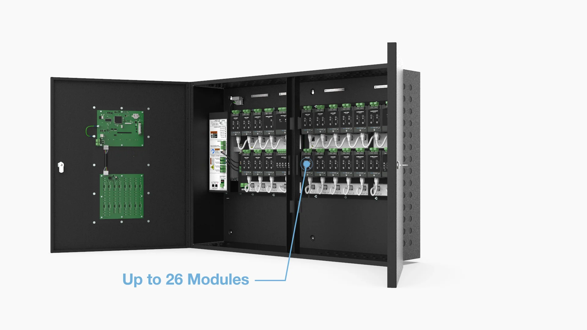 セントラル Smart Connect Multiloop 26 Panel Dimensions - Video - Zeta Alarms
