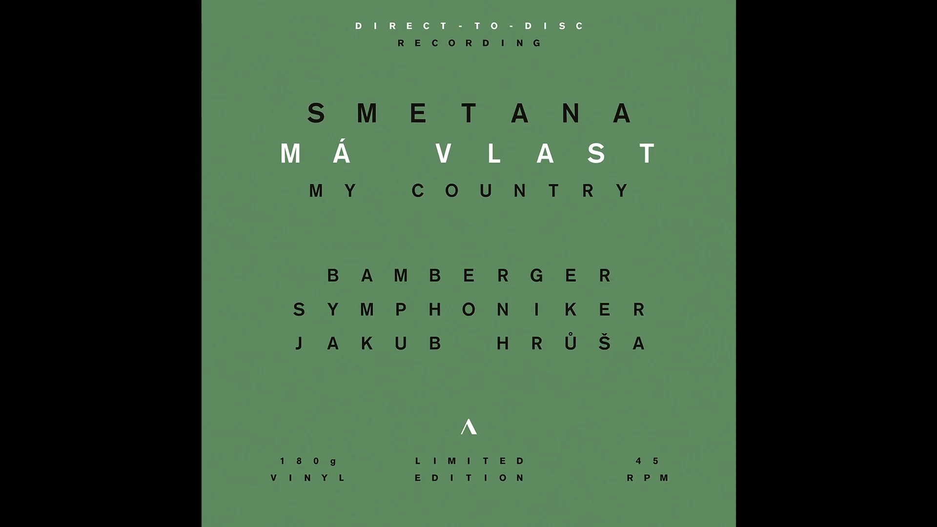 ACC40482 - Smetana: Má vlast // Direct-To-Disc Vinyl box set // Bamberg  Symphony & Jakub Hrůša // Accentus Music