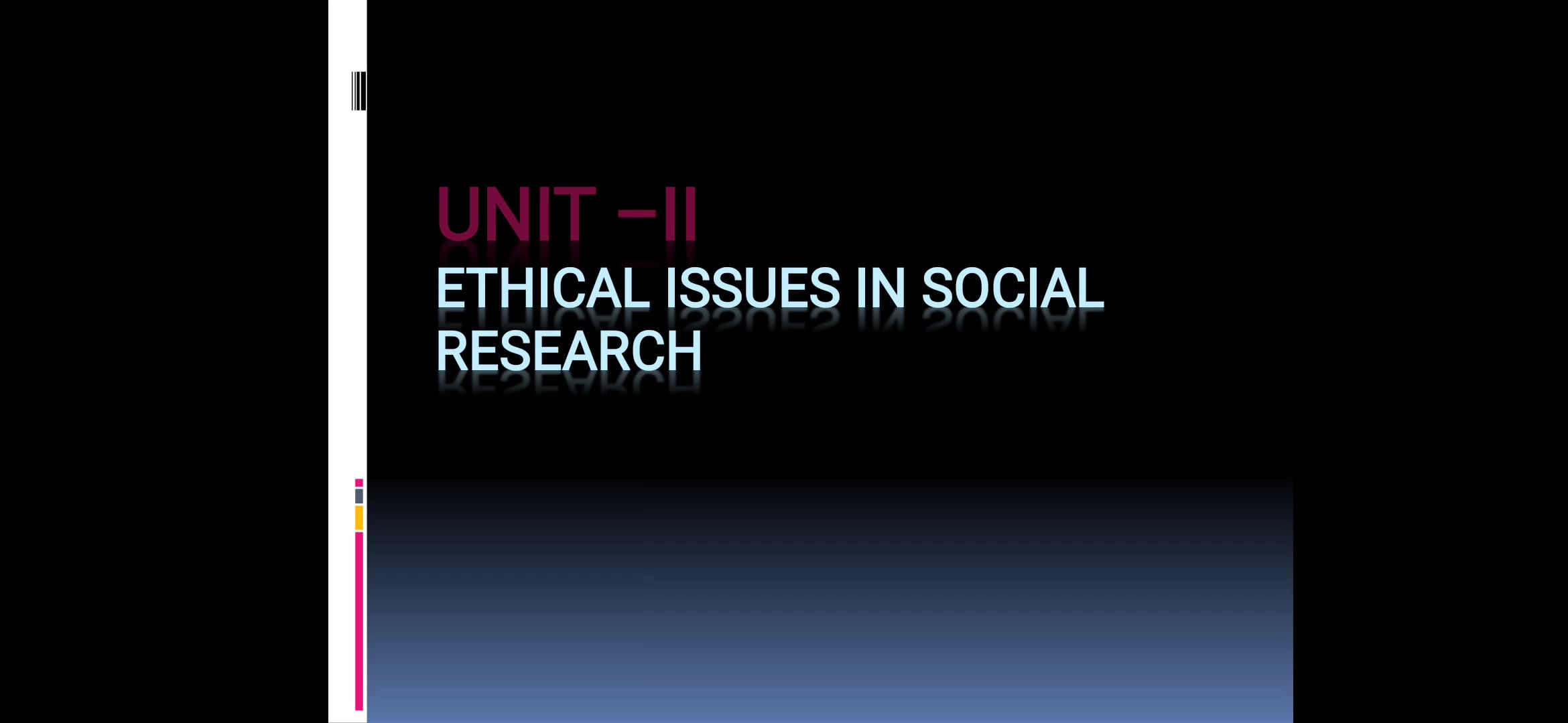 Unit 2 (b)Ethical Issues In S.research On Vimeo