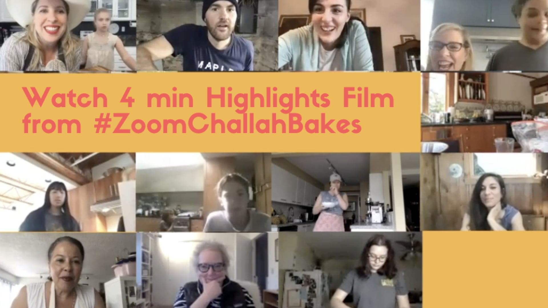 Zoom Challah Bake Trailer