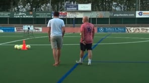 Botxi Minic i Pau Ribas ja s'entrenen sota les ordres de Pitu Batlle