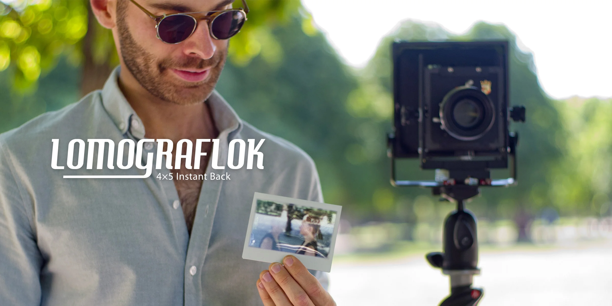 Introducing the LomoGraflok – 4×5 Instant Back