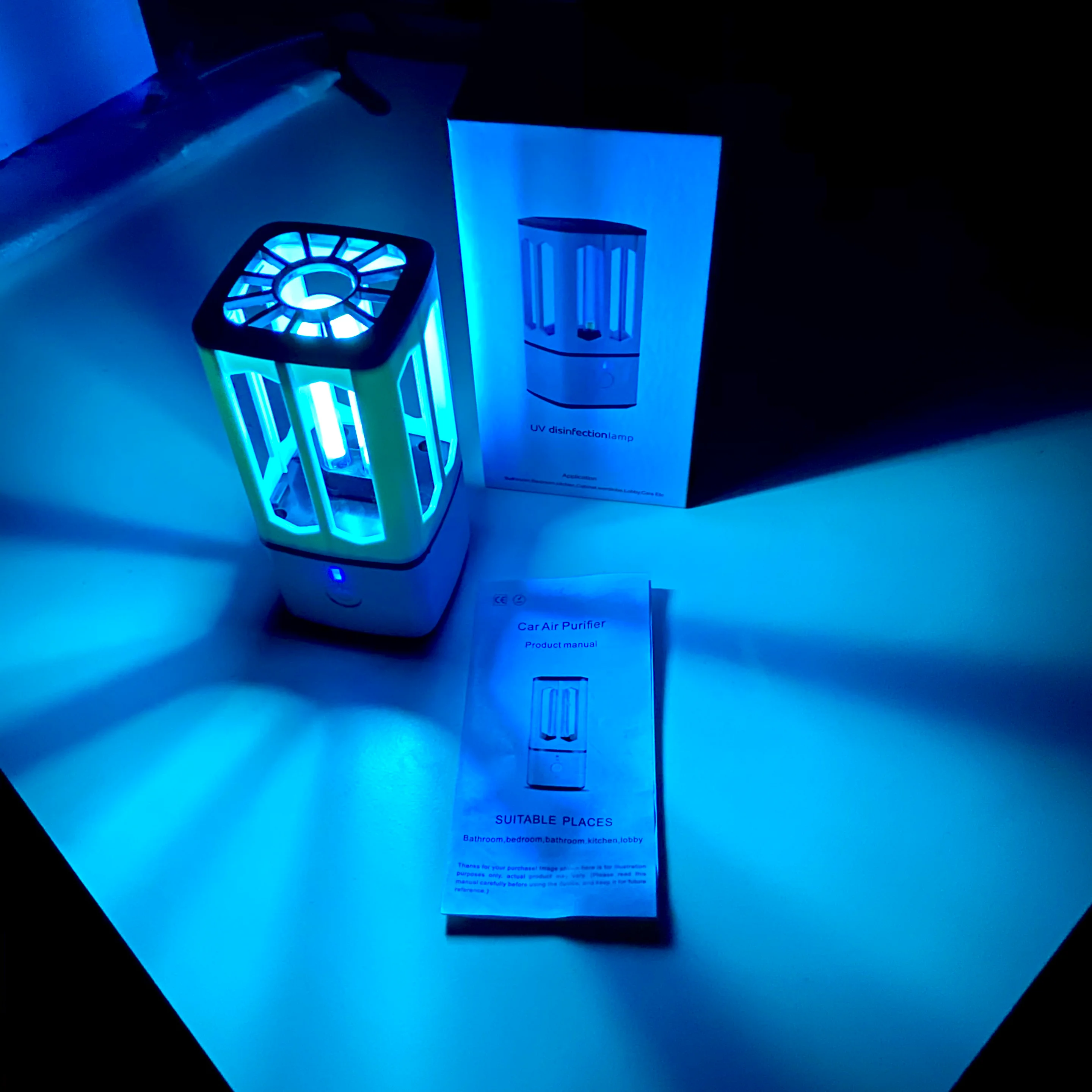 Portable led uv disinfection lamp hotsell