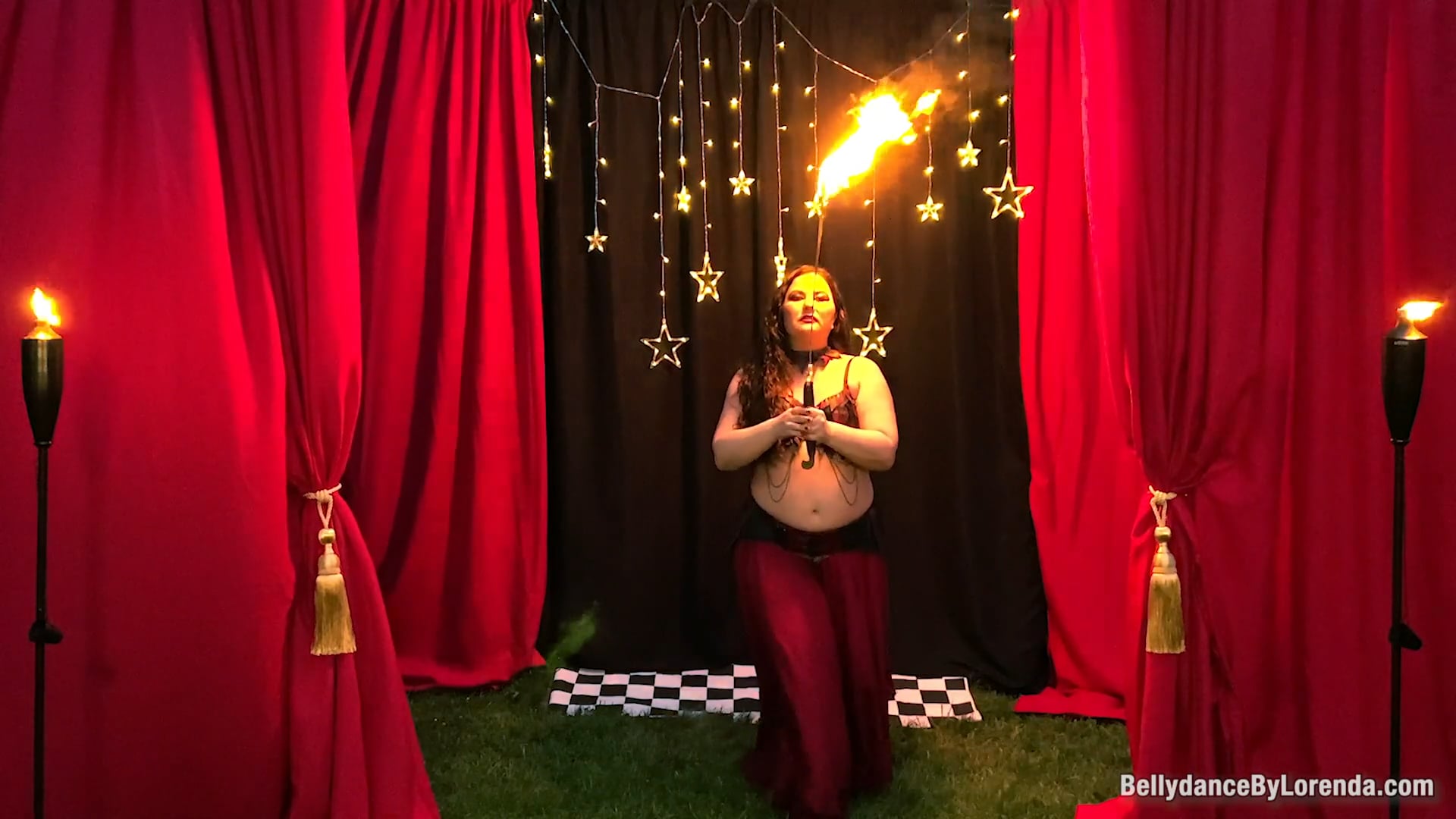 Promotional video thumbnail 5 for Fire Bellydancer Lorenda
