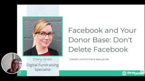 Facebook and Your Donor Base: Don’t Delete Facebook