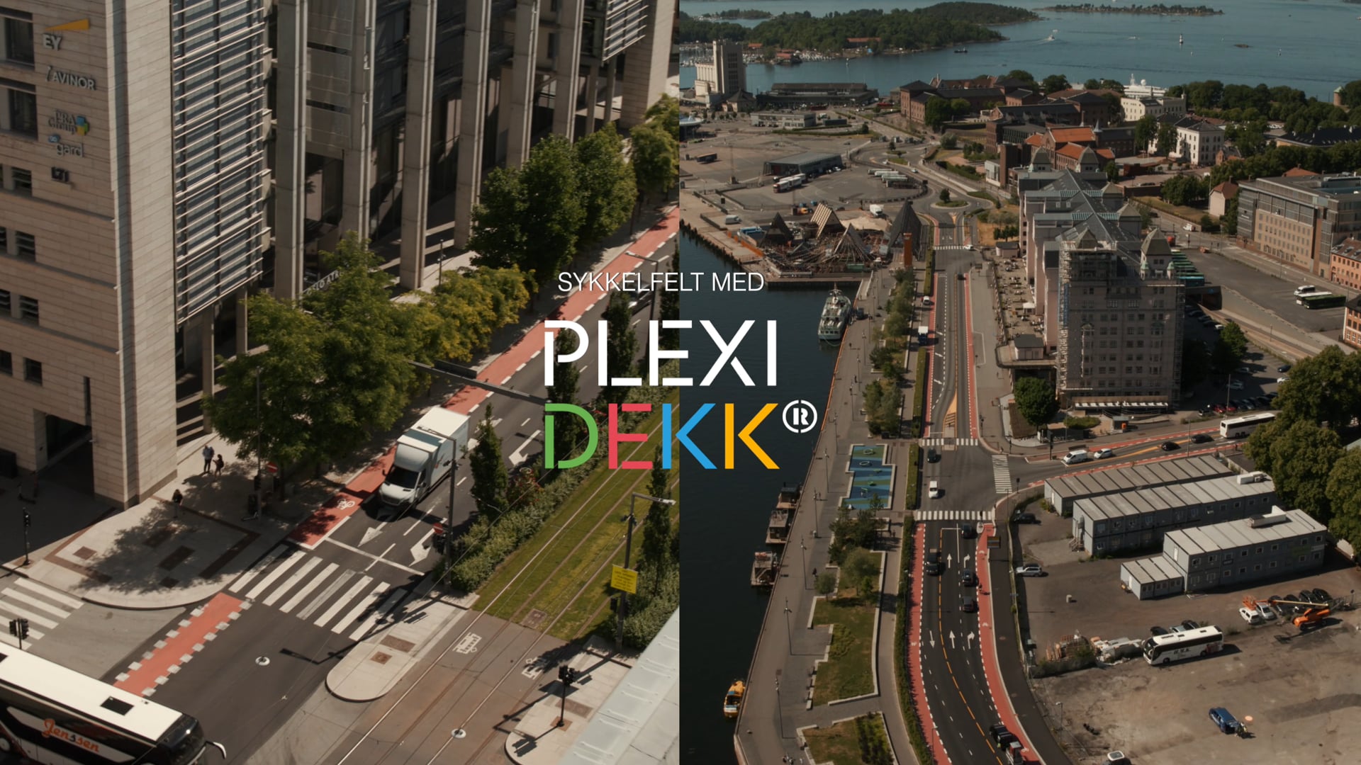 Plexidekk Bicycle Lanes | Above Media