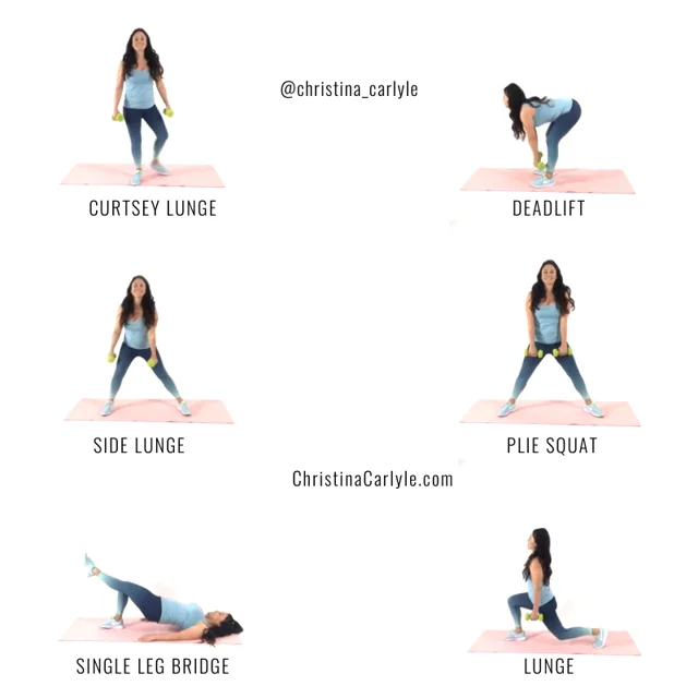 Fat Burning Leg Workout for Women for Toned Legs - Christina Carlyle