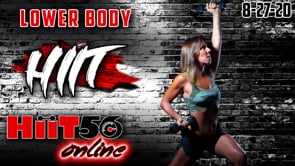 Hiit Class | Lower Body | with Susie Q | 8/27/20