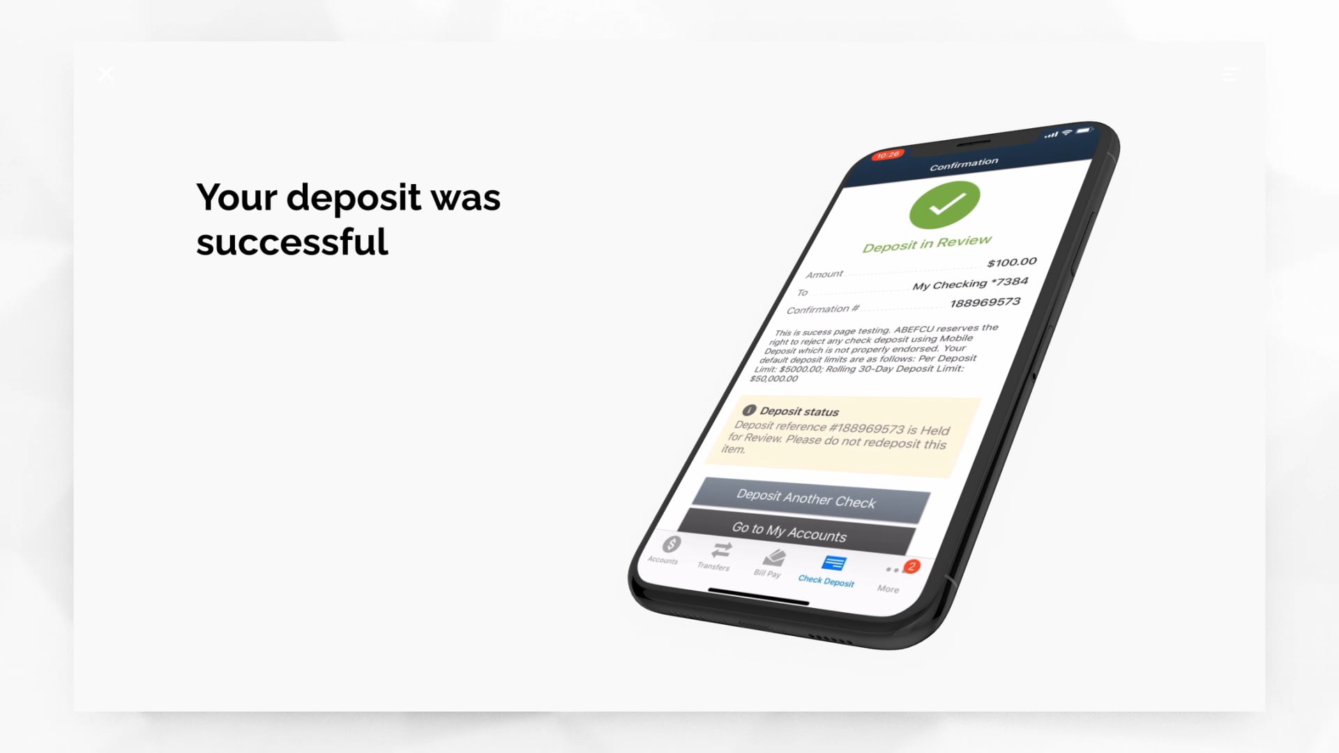 Mobile Check Deposit on Vimeo