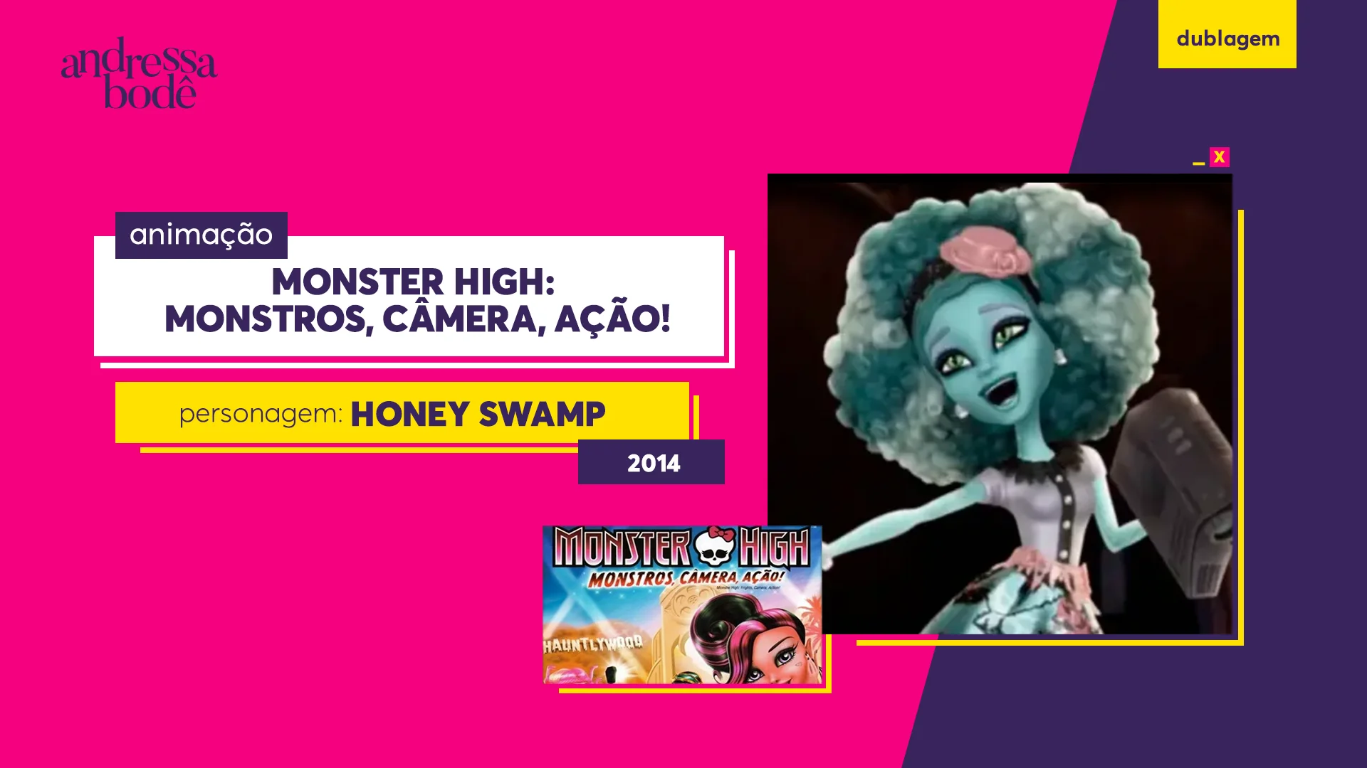 Monster High: Monstros, câmera, ação! - Honey Swamp on Vimeo
