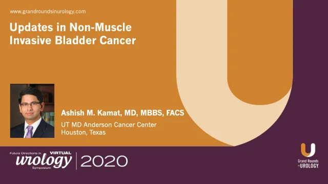 Ashish M. Kamat  MD Anderson Cancer Center