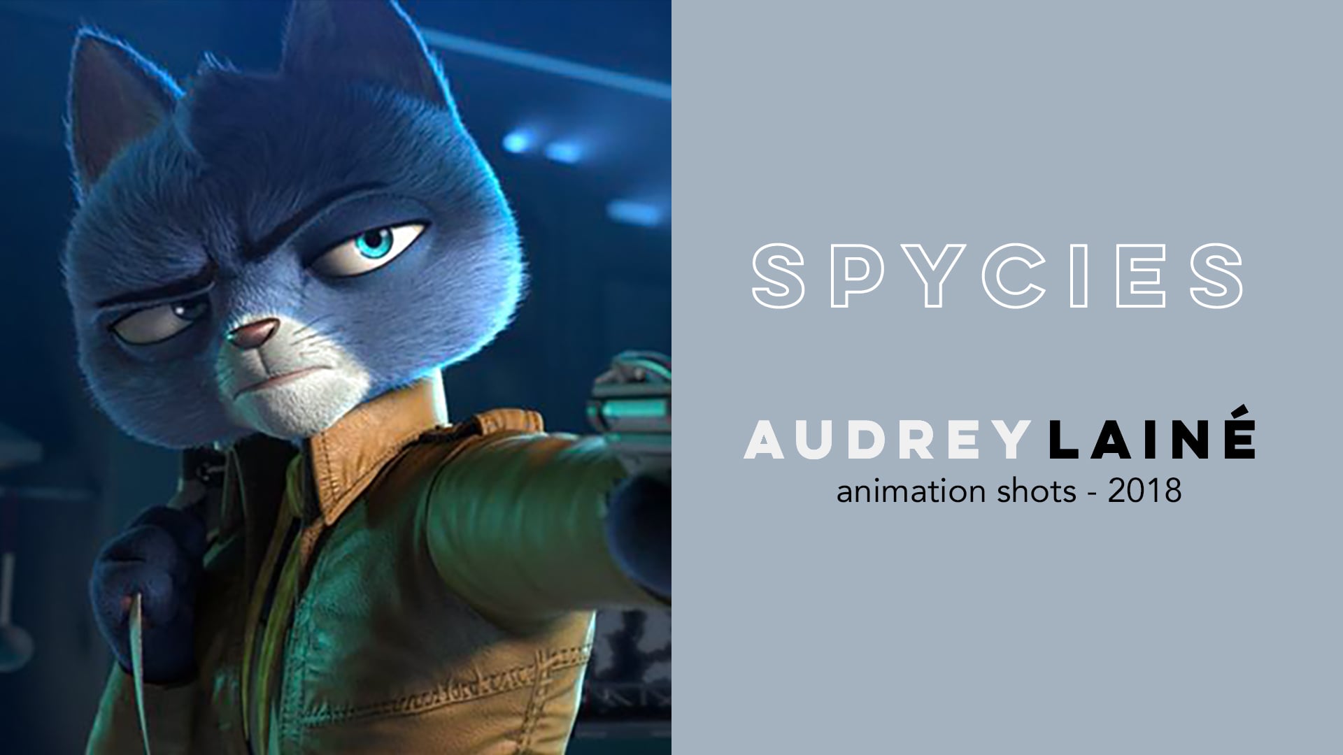 Audrey Lainé // Spycies animation shots 2018