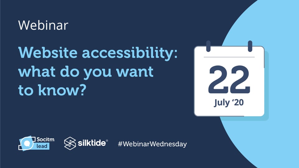 Website accessibility - what do you want to know