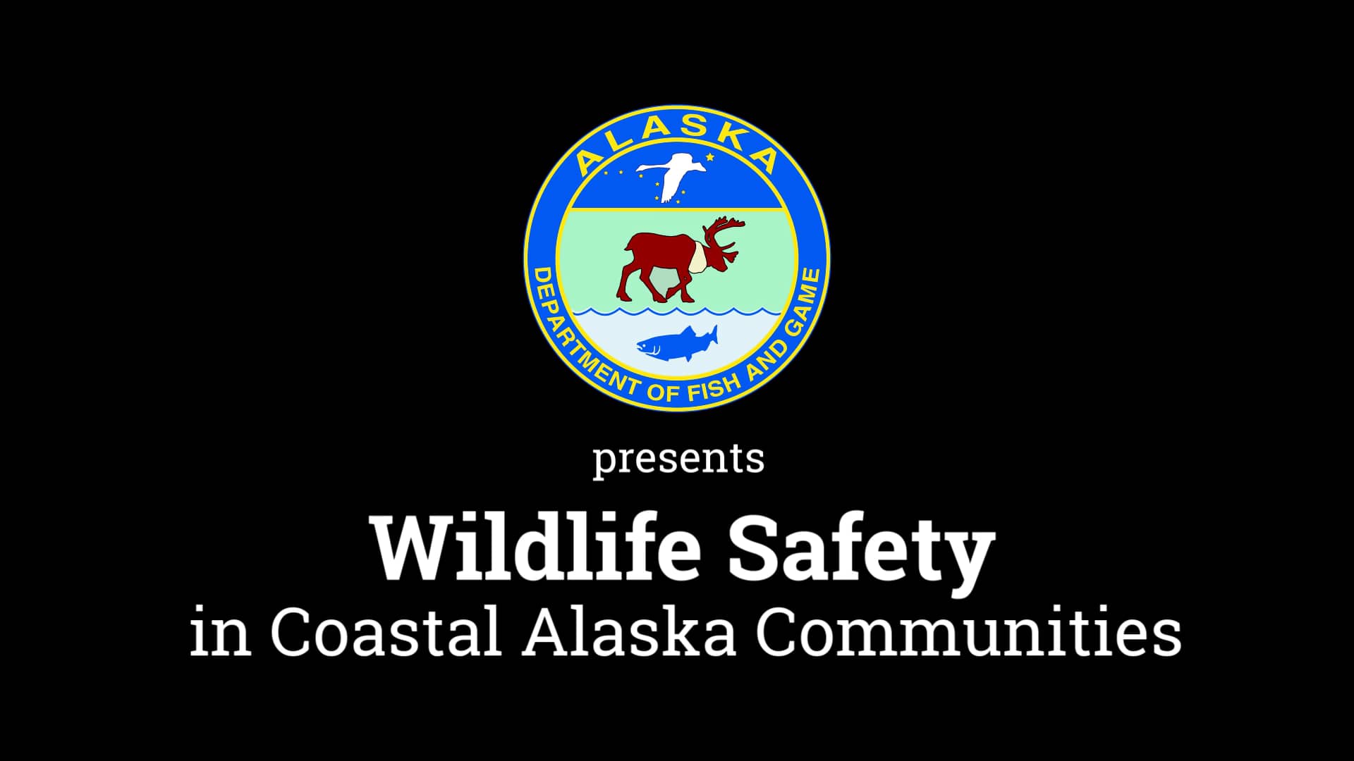 Virtual Presentation Wildlife Safety in Coastal Alaska Communities on