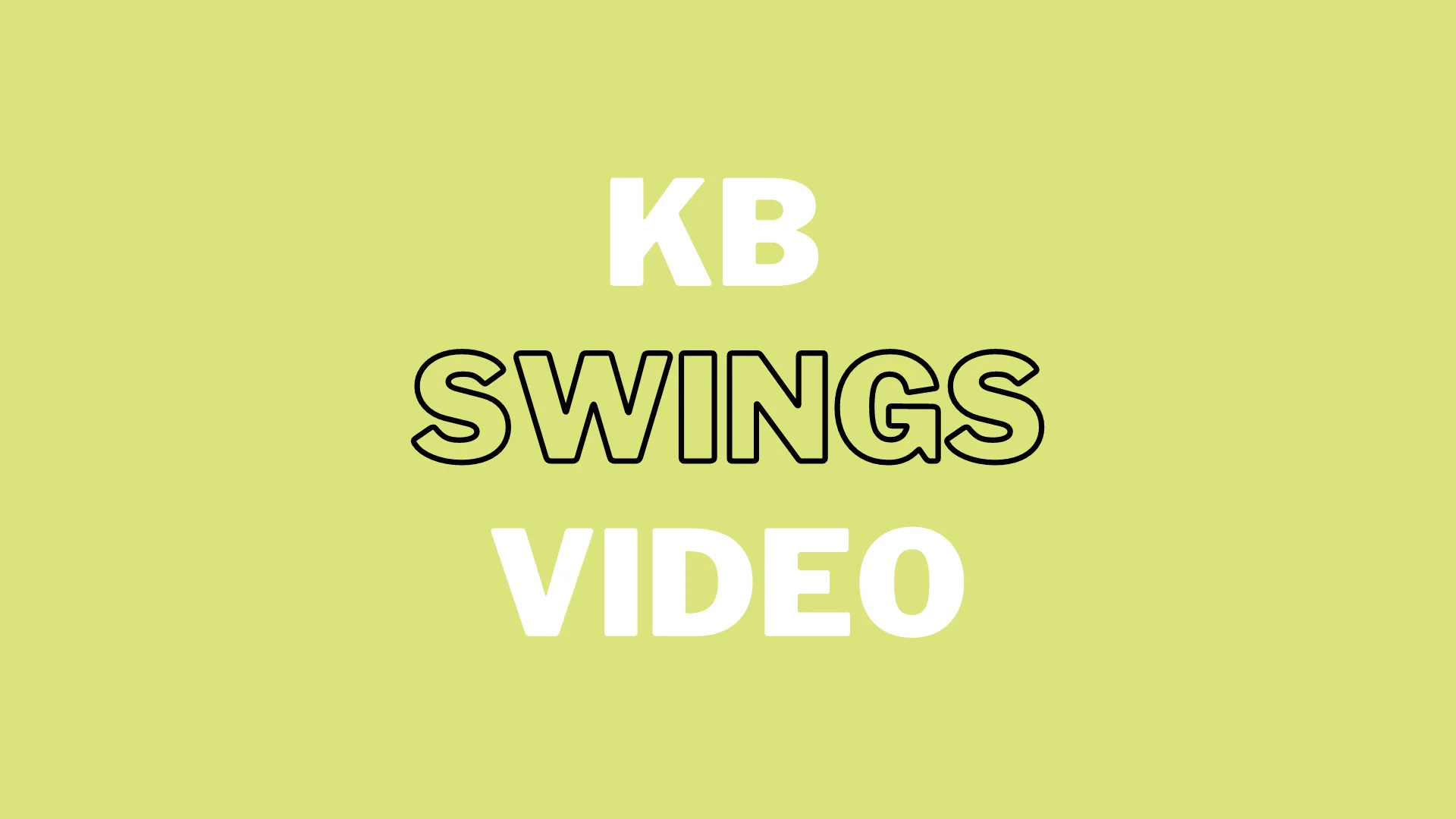 KB SWINGS on Vimeo