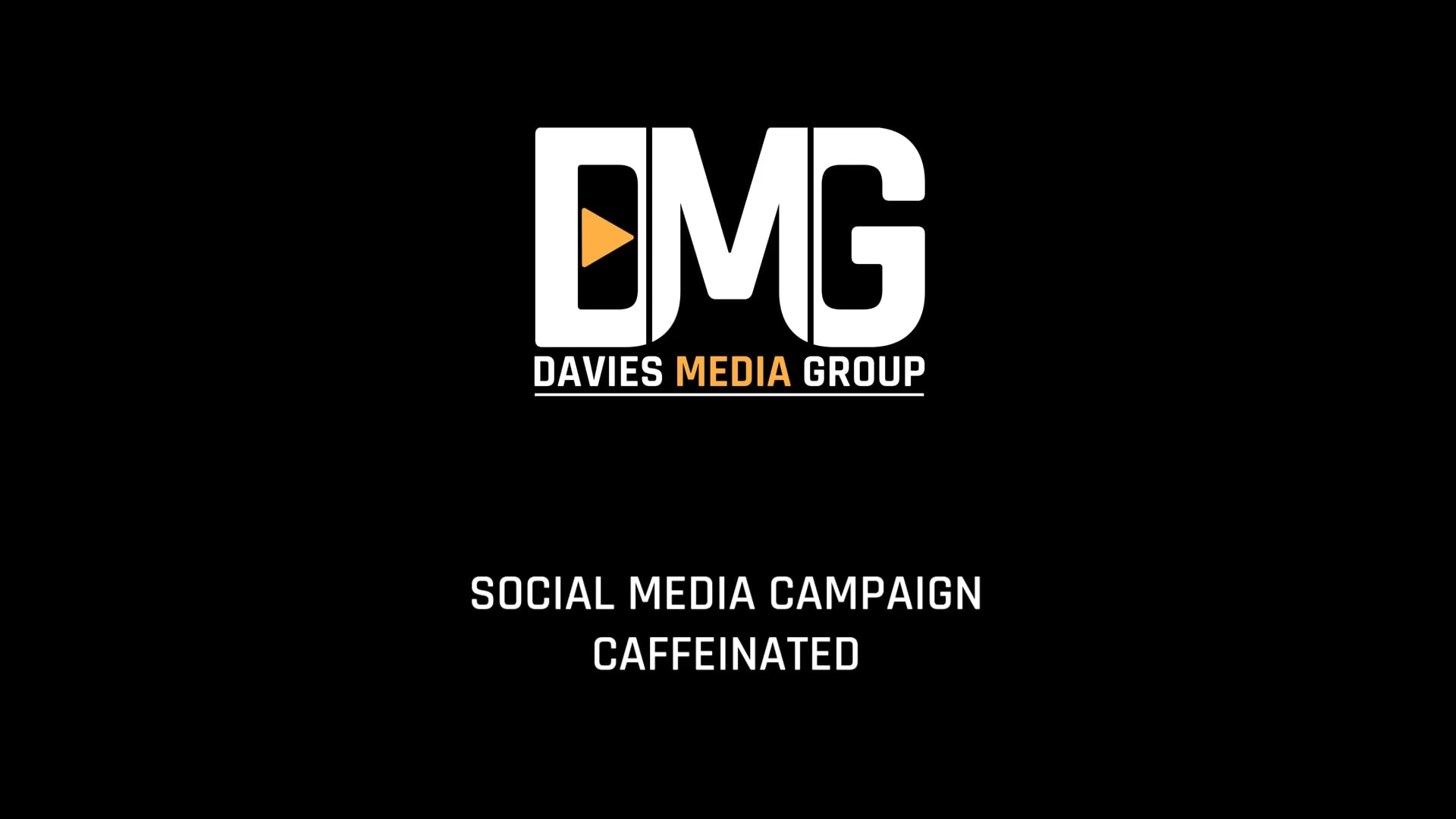 CAFFEINATED SOCIAL MEDIA CAMPAIGN DMG