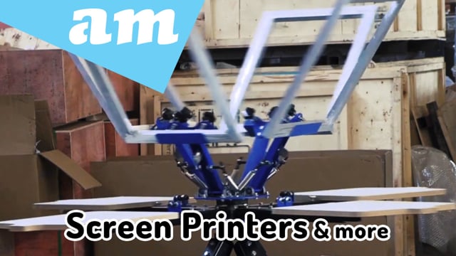 4 Stations and 6 Stations Screen Printer, Screen Printing Accessories and Consumables