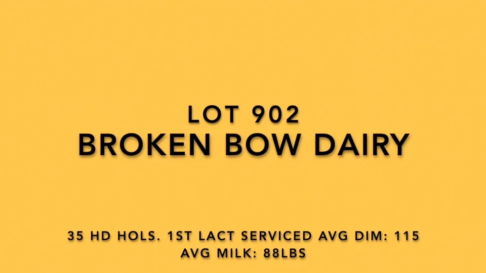 LOT 902 BROKEN BOW DAIRY on Vimeo