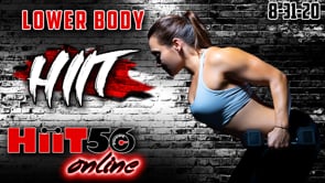 Hiit 56 | Lower Body | with Pam | 8/31/20
