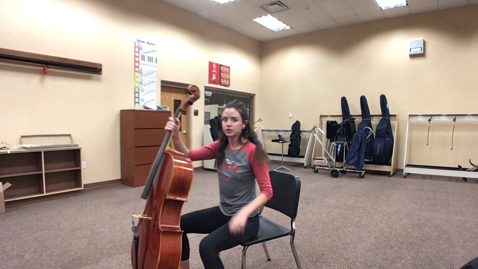 How to Sit with a Cello