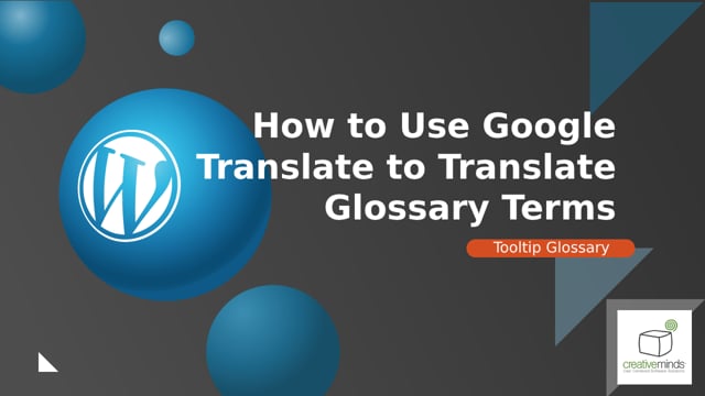 How to Use Google Translate to Translate Glossary Terms