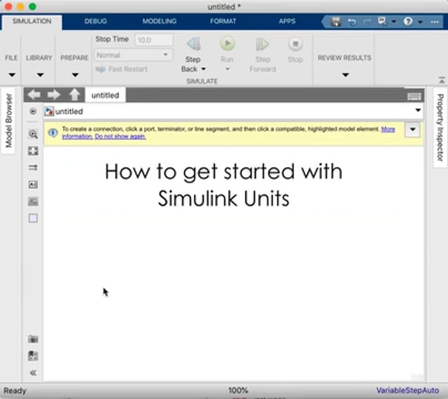 Simulink Tip: How to get started with Simulink Units