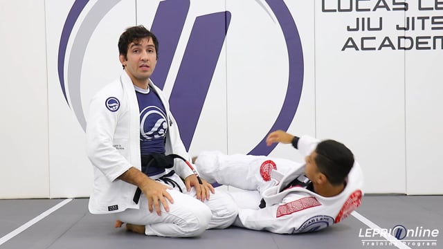Lapel Guard Prevention When Opponent Inverts to Reach for Leg to Side Control