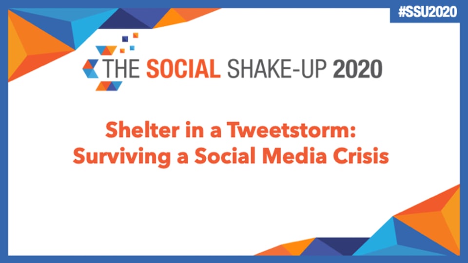 Shelter in a Tweetstorm: Prepping for & Surviving a Social Media Crisis