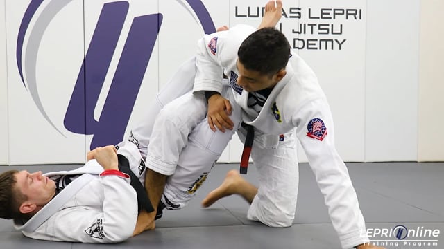 50/50 Guard Escape Using Berimbolo to Side Control or Back Take