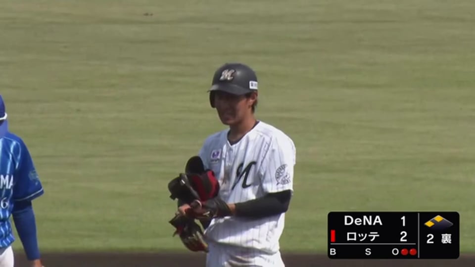 【ファーム】勝ち越しの一打!! マリーンズ・藤原が2点タイムリー2ベース!! 2020/9/2 M-DB(ファーム)
