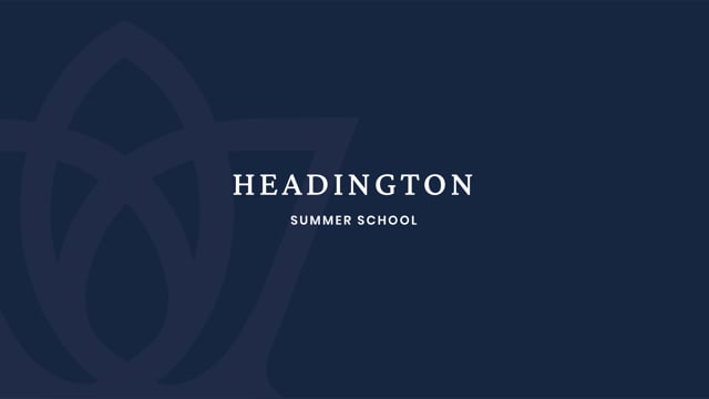 SBC Headington Oxford Summer School