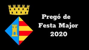 Festa Major 2020: Pregó