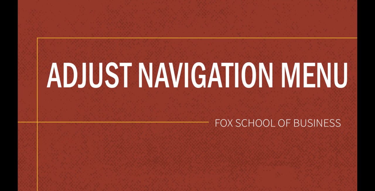 Login to view Adjust Navigation Menu