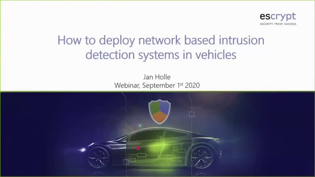 How to deploy network-based intrusion detection systems in vehicles