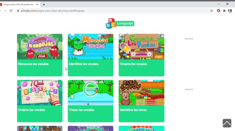 Juegos educativos y didácticos online para niños