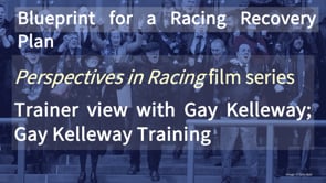 Thumbnail of Trainer view with Gay Kelleway; Gay Kelleway Racing