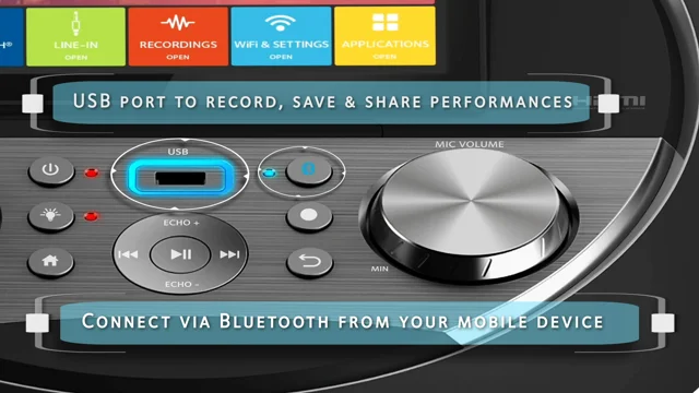 Singing Machine WiFi Karaoke Pedestal 7 Touchscreen Display