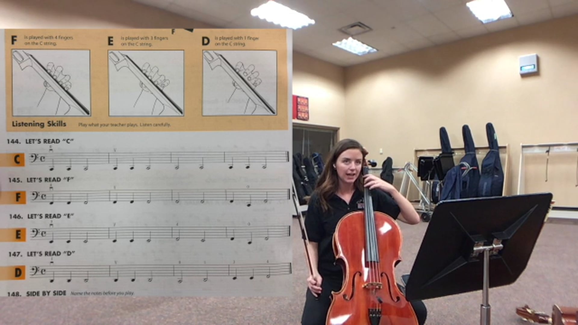Cello C String Exercises