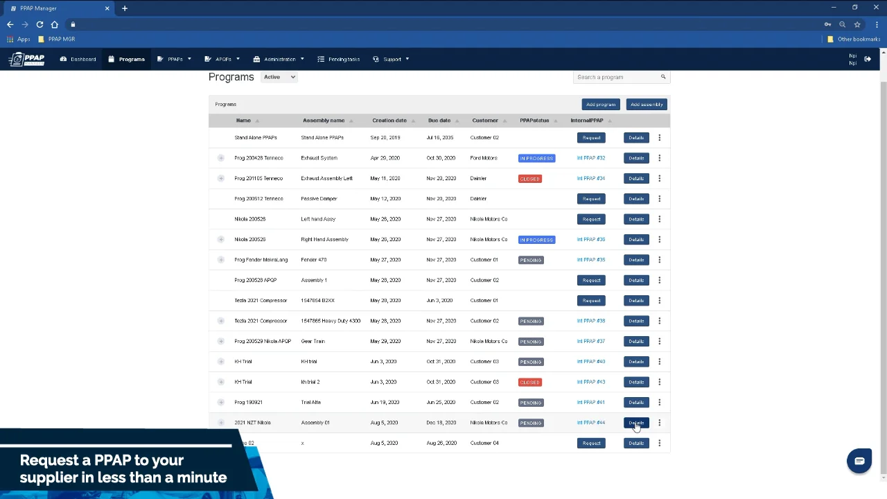 Basic-Demo-PPAP Manager on Vimeo